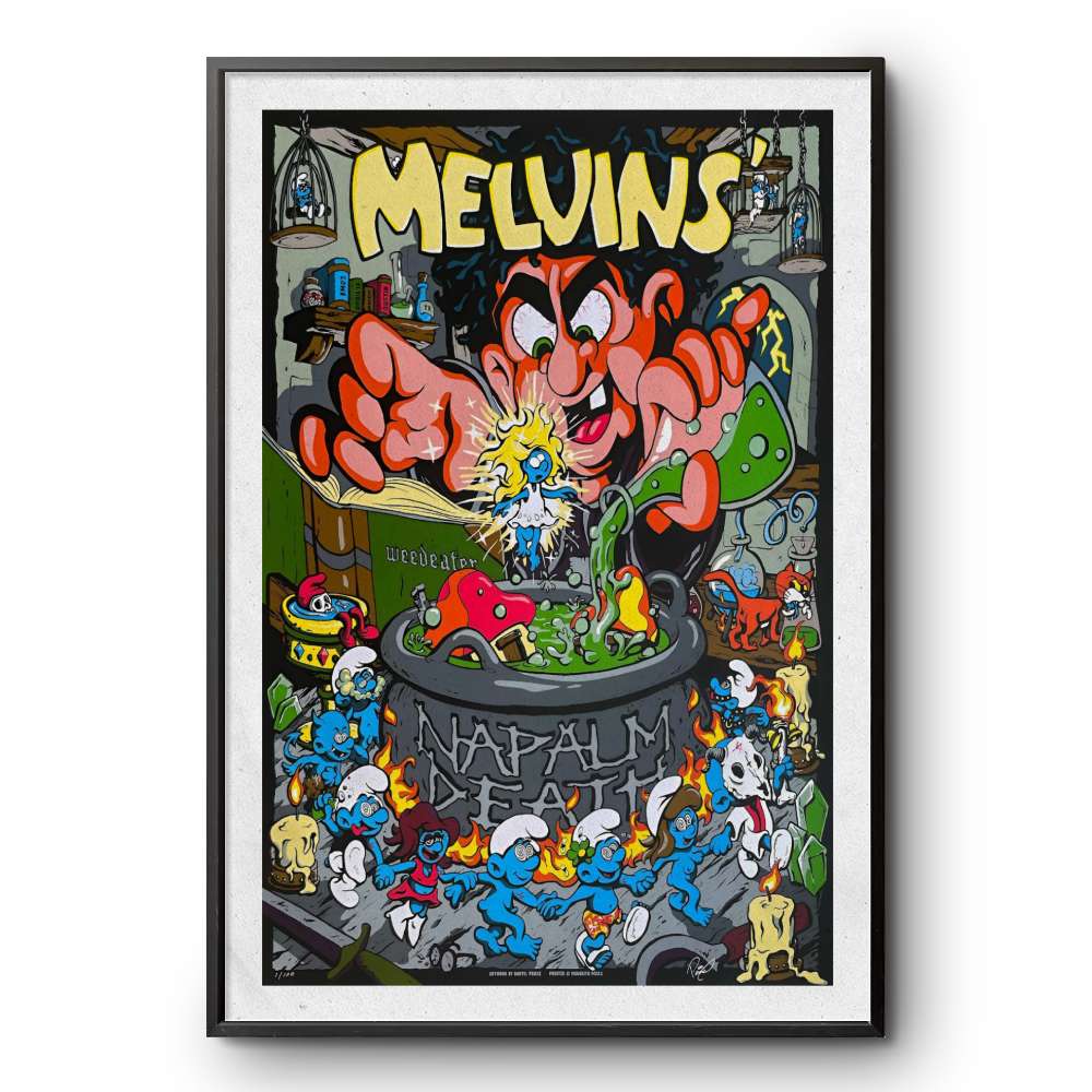 Melvins And Redd Kross October 1 2025 Asbury Park Tour Poster