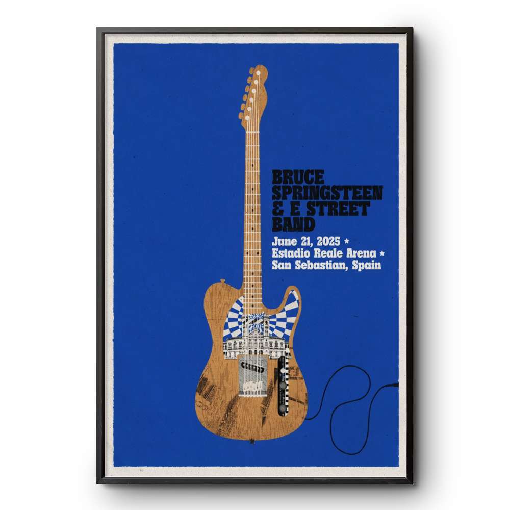 アート・デザイン・音楽 'Ritmo Do Brasil' Bruce Springsteen & E Street Band 2023 Monza, Italy Poster