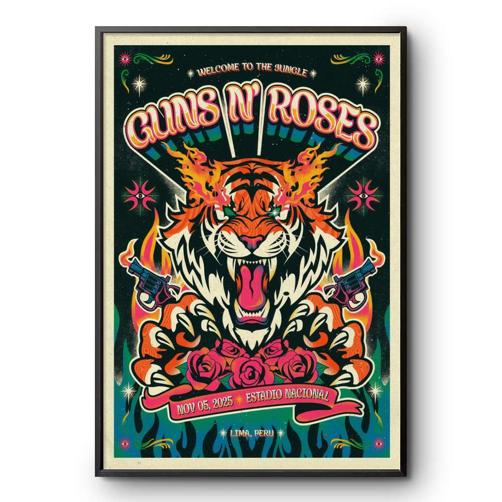 Guns N' Roses 2025 | Custom prints store | T-shirts, mugs, face