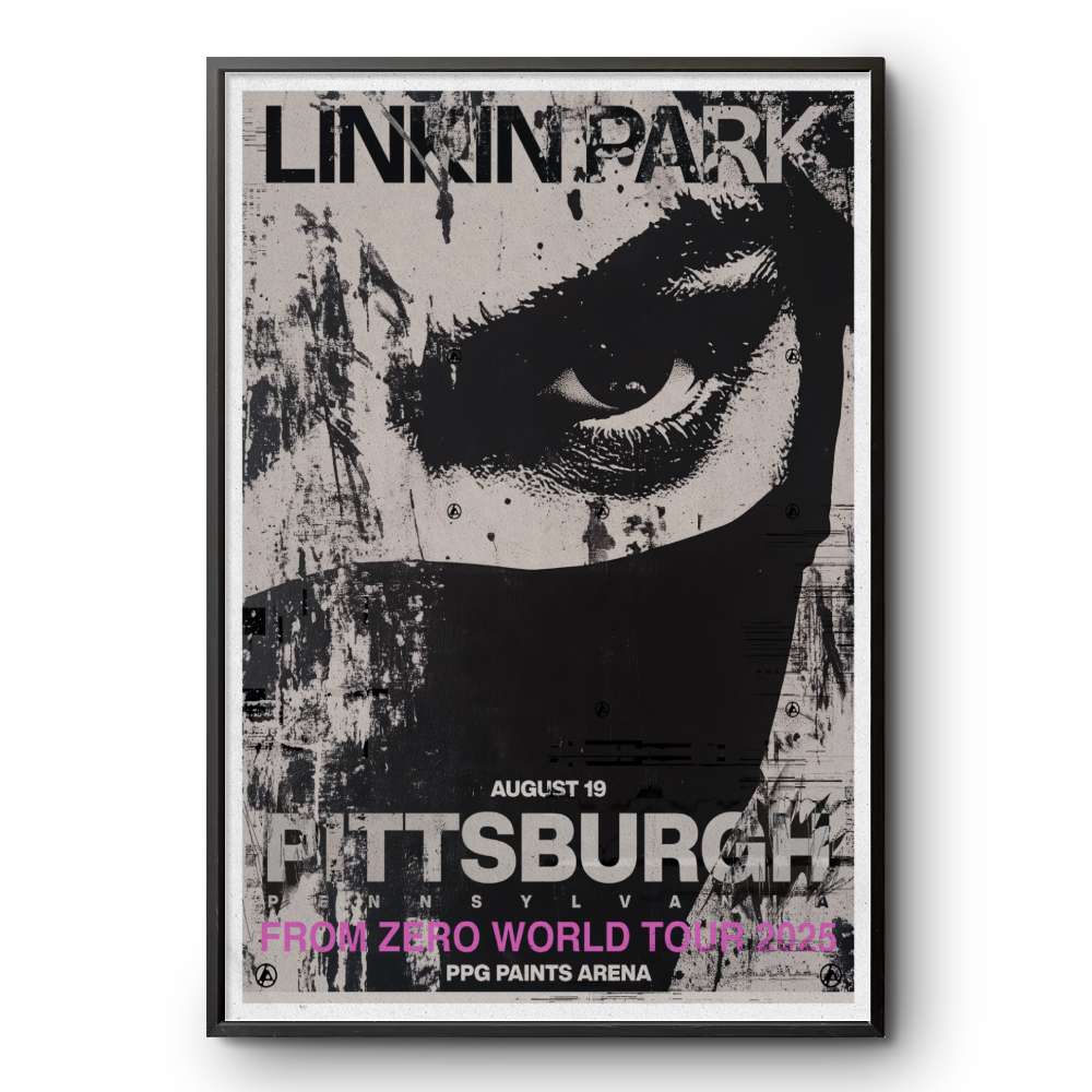 Linkin Park At PPG Paints Arena On Aug 19 2025 Poster