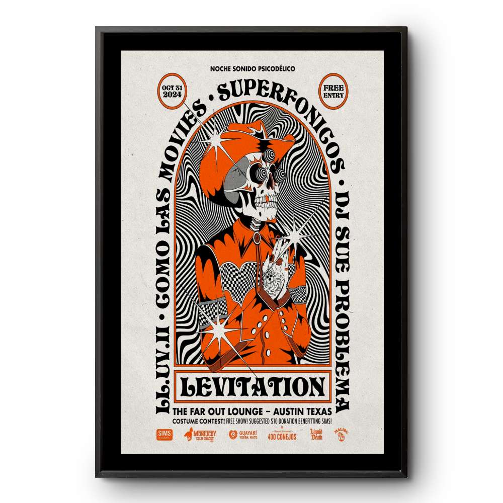 Mastodon Levitation Fest in Austin, TX on Sep 25 2025 Poster | Custom  prints store | T-shirts, mugs, face masks, posters, image size:1000x1000