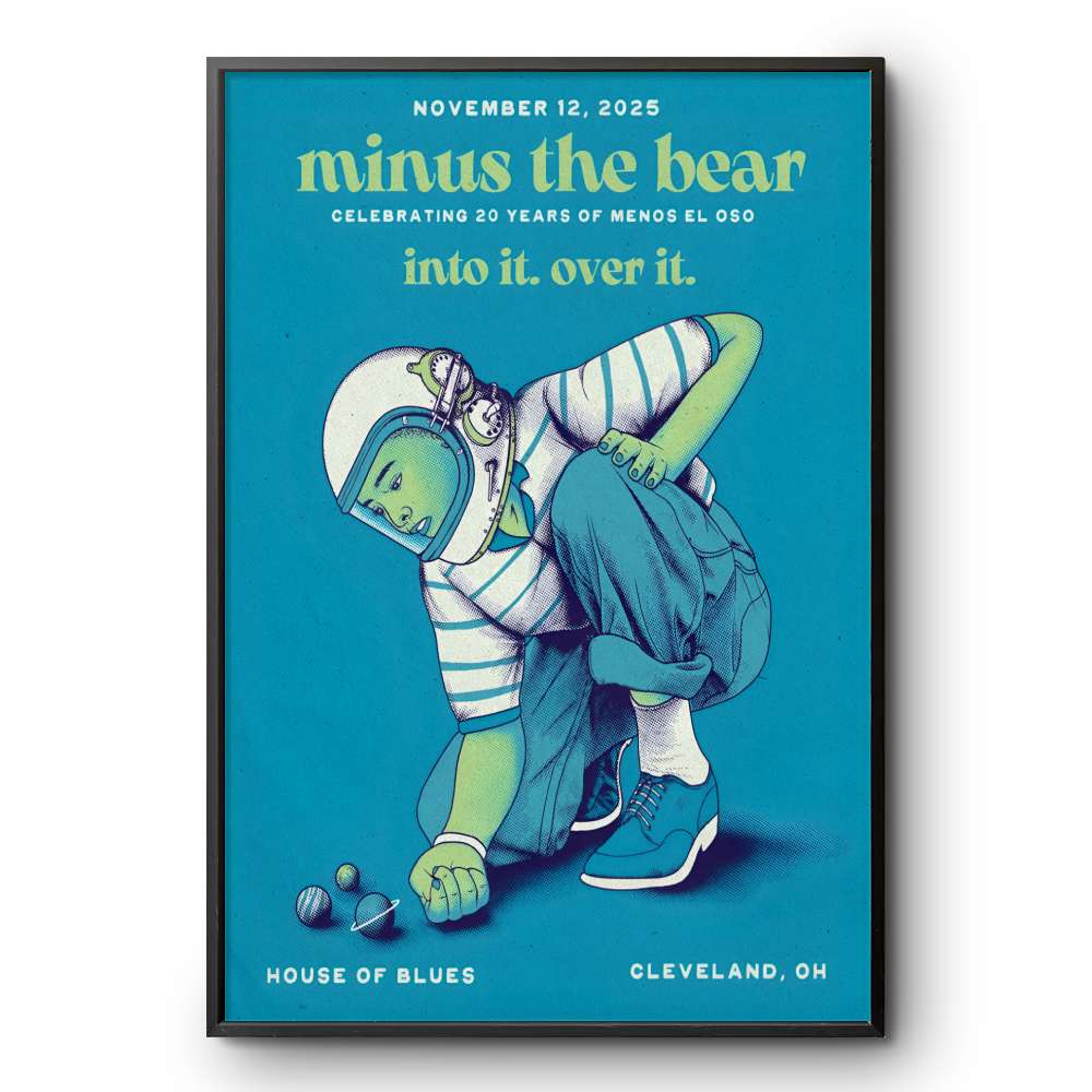 Minus The Bear Nov 12 2025 House of Blues Cleveland OH Poster