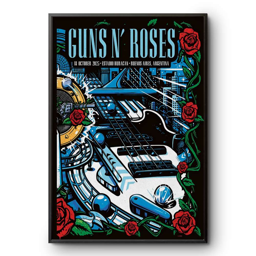 GUNS N'ROSES 2025 ジャパンツアーライブ会場限定 ポスター GUNS N