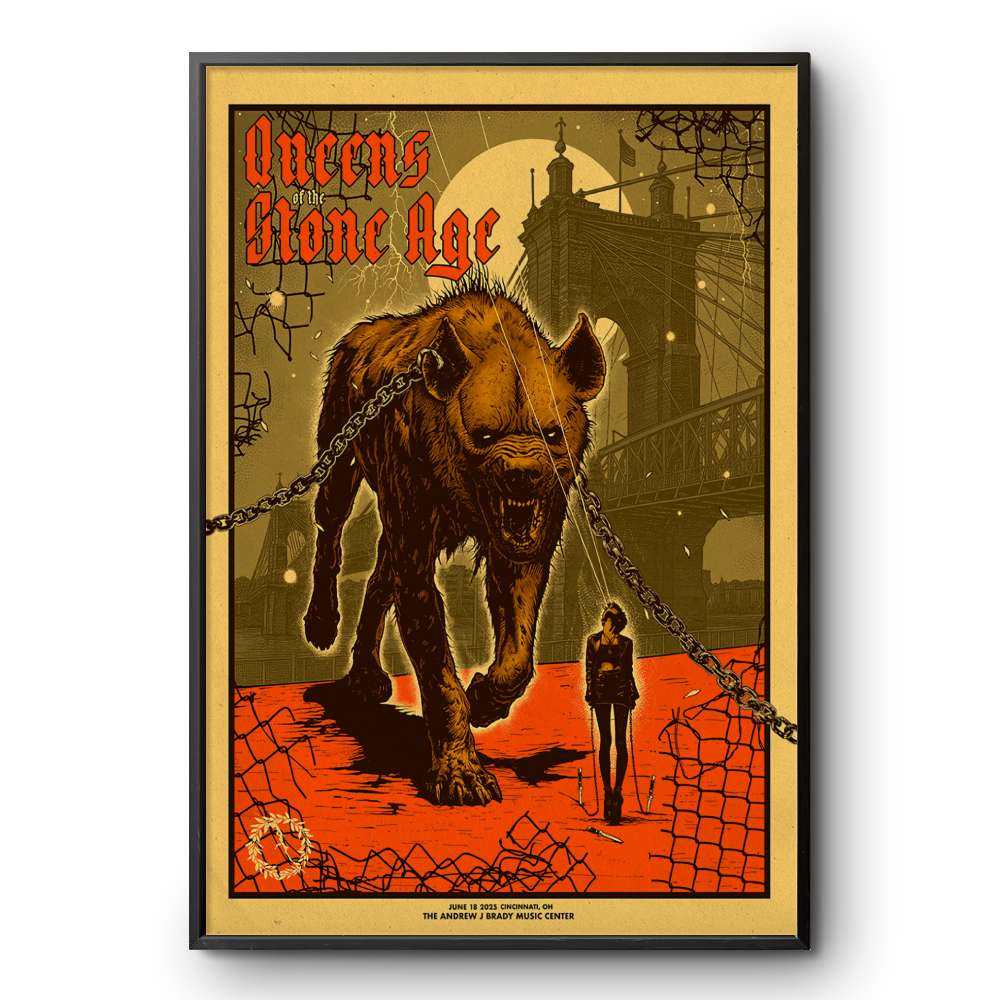 Queens Of The Stone Age 7-27-2025 In Stuttgart DE Poster