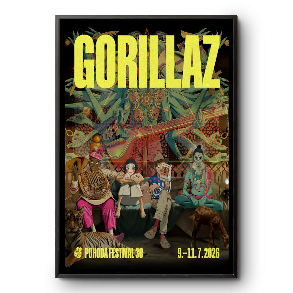 Gorillaz Trenčín Slovakia July 9-11 2026 Poster | Custom prints