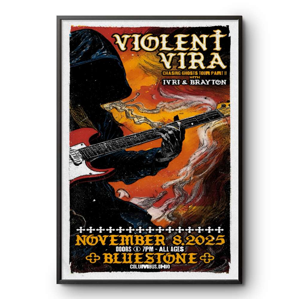 Violentvira Columbus OH, November 8 2025 Poster | Custom prints