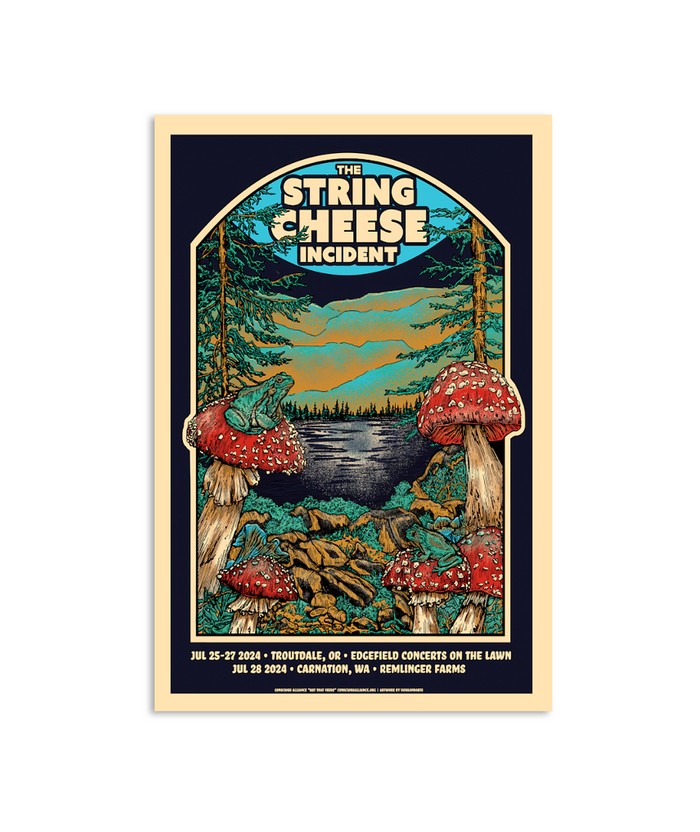 Poster The String Cheese Incident On July 25-27, 2024 At