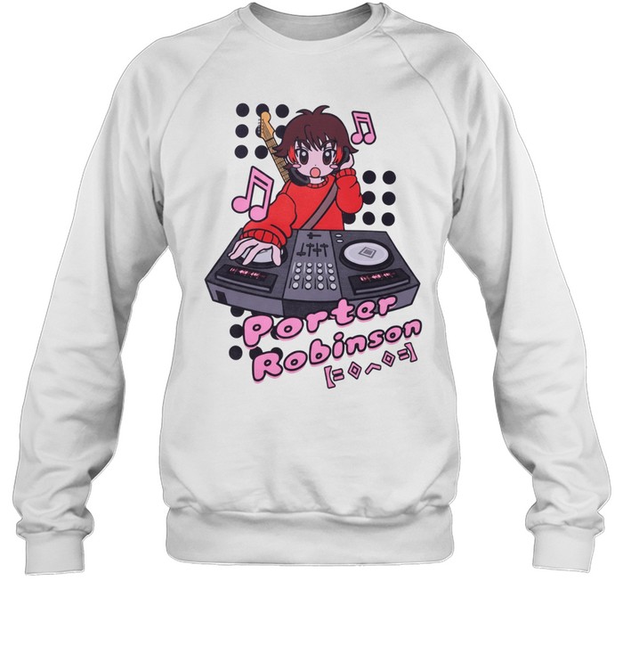 Porter Robinson DJ Anime T-Shirt | Custom prints store | T-shirts