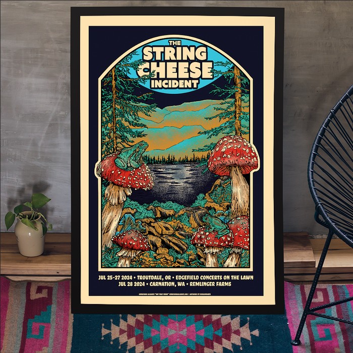 Poster The String Cheese Incident On July 25-27, 2024 At