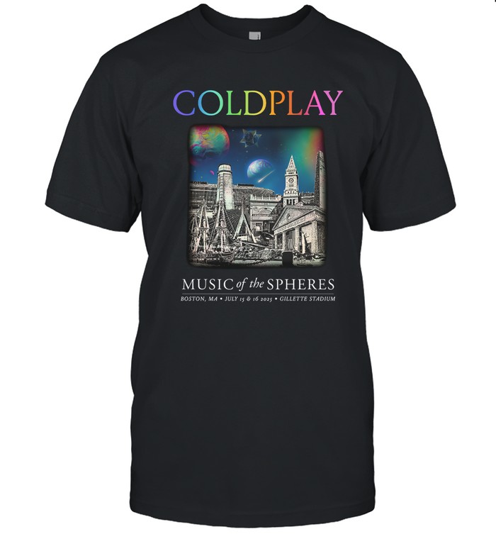 【COLDPLAY】MUSIC OF THE SPHERES 韓国VIPグッズ Coldplay Nashville Music Of The Spheres On Jul 22 2025 Tee