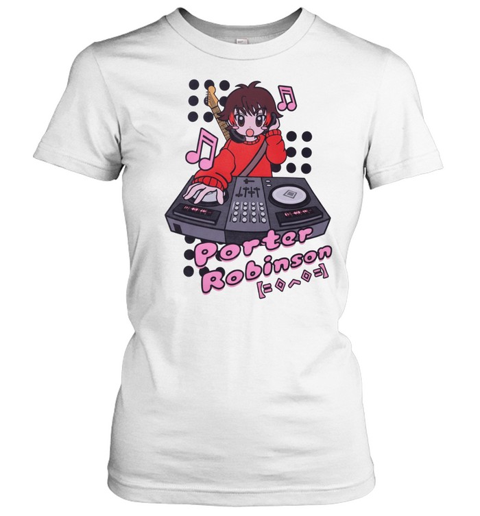 Porter Robinson DJ Anime T-Shirt | Custom prints store | T-shirts