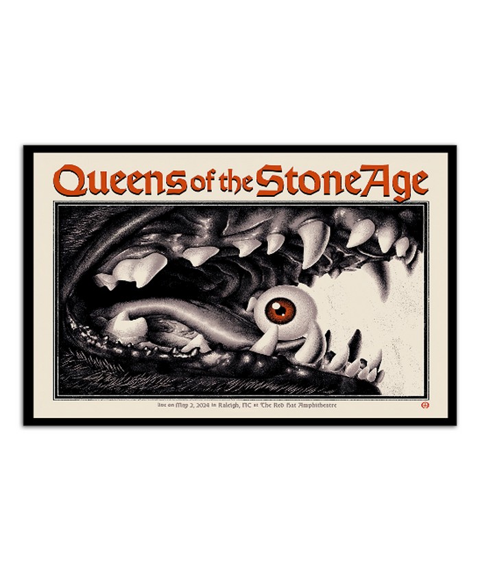 Queens of the Stone Age 40枚限定 メタリック ポスター Queens of the Stone Age (Foil Variant) Kansas City Concert