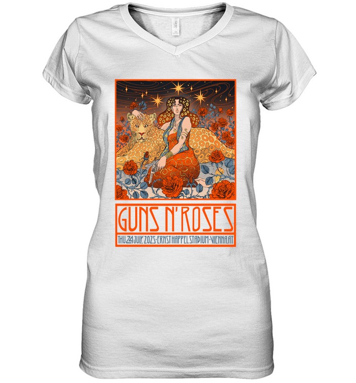 Guns N' Roses 2025 Tour Jul 24 2025 Vienna Tee | Custom