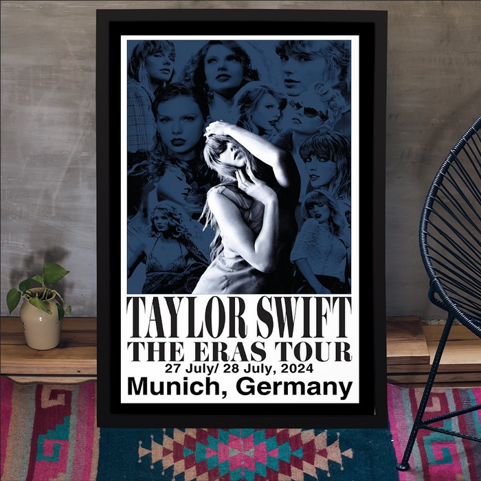 ミュージシャン Taylor Swift ProGrade Reprinted Poster Taylor Swift Concert Poster by Jamie Burwell Mixon