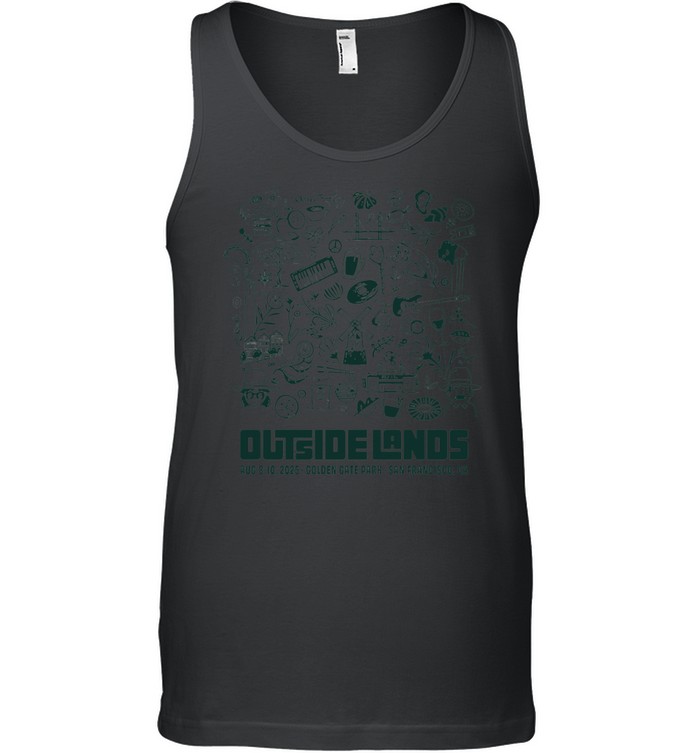 OUTSIDE LANDS 2025 Tシャツ 2025 Outside Lands Festival Official