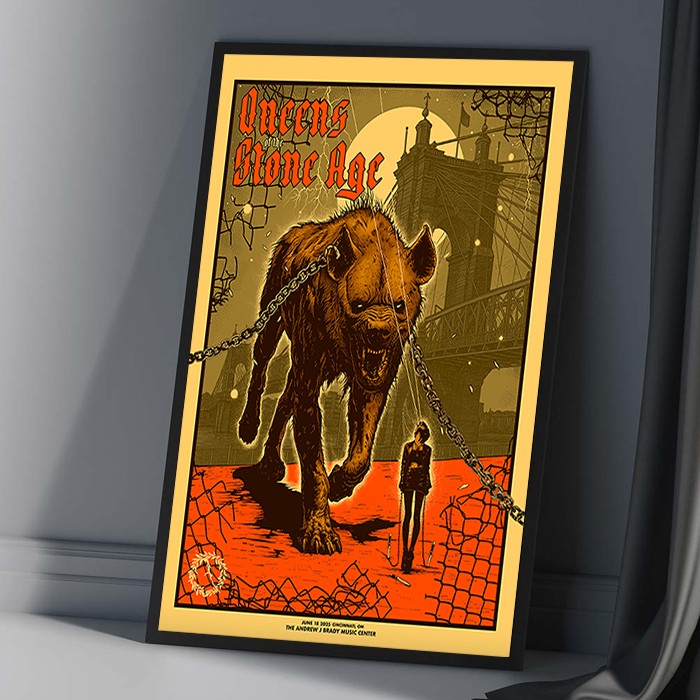 QOTSA Jun 18 2025 In Cincinnati OH Poster | Custom prints