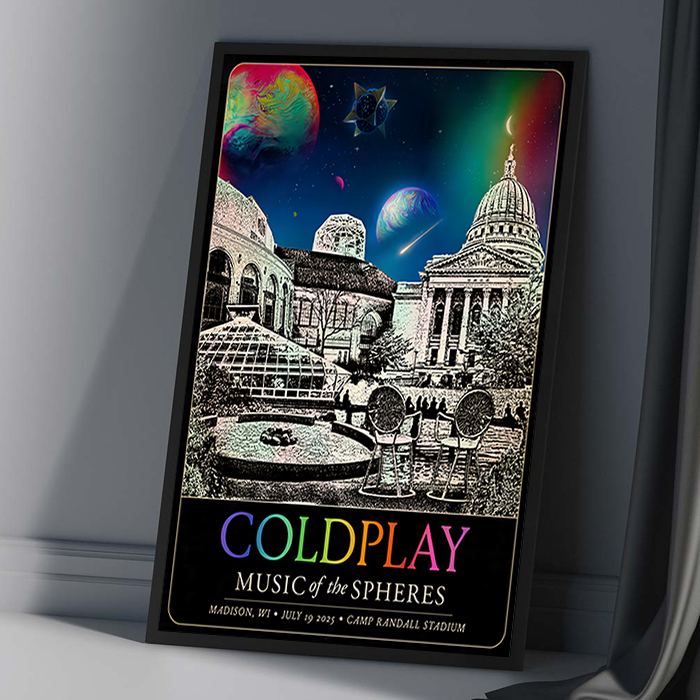 COLDPLAY ★ メンバーサイン入り日本講演記念ポスター ★ 1500枚限定 COLDPLAY ☆ メンバーサイン入り日本講演記念ポスター ☆ 1500枚