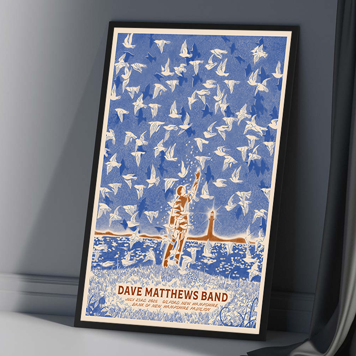 アート・デザイン・音楽 David Mach at the Zamek Ujazdowskie Dave Matthews Band Gilford New Hampshire 2025 Event Poster