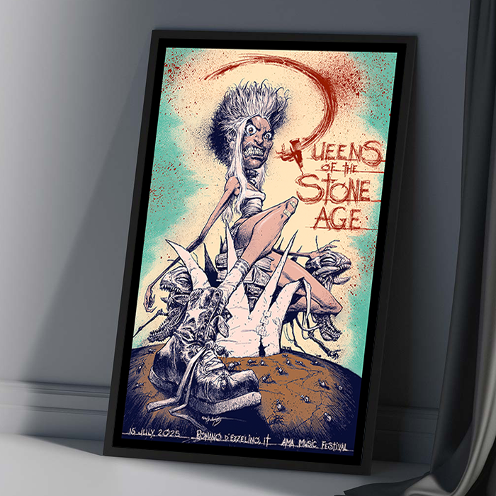 Queens Of The Stone Age Jul 16 2025 Romano d'Ezzelino Italy Poster