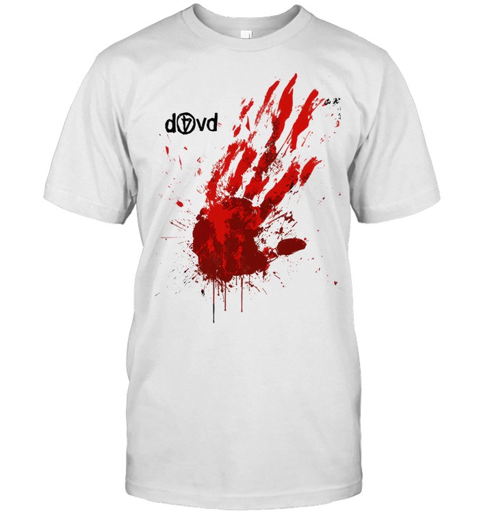 d4vd Bloody Shirt – Graphic Handprint T-Shirt
