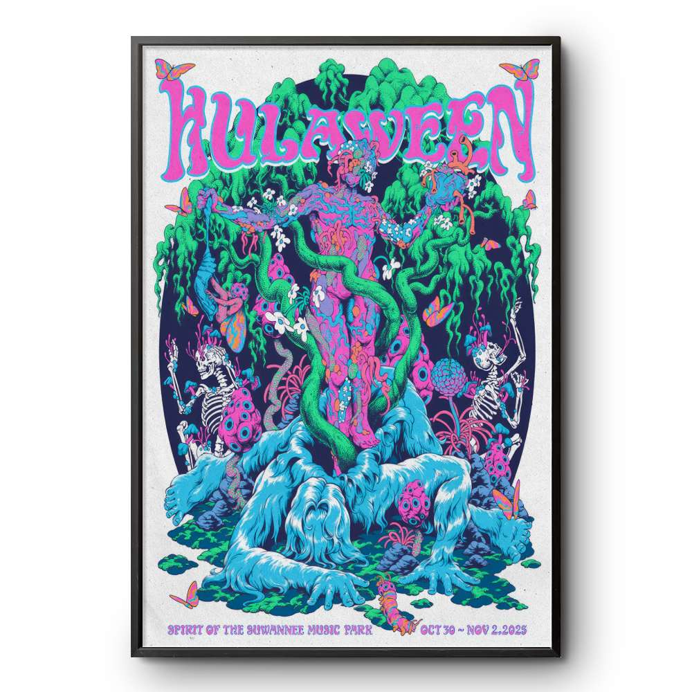 Hula x Sangho Bang Screen Print – Limited Edition Art Poster 2025