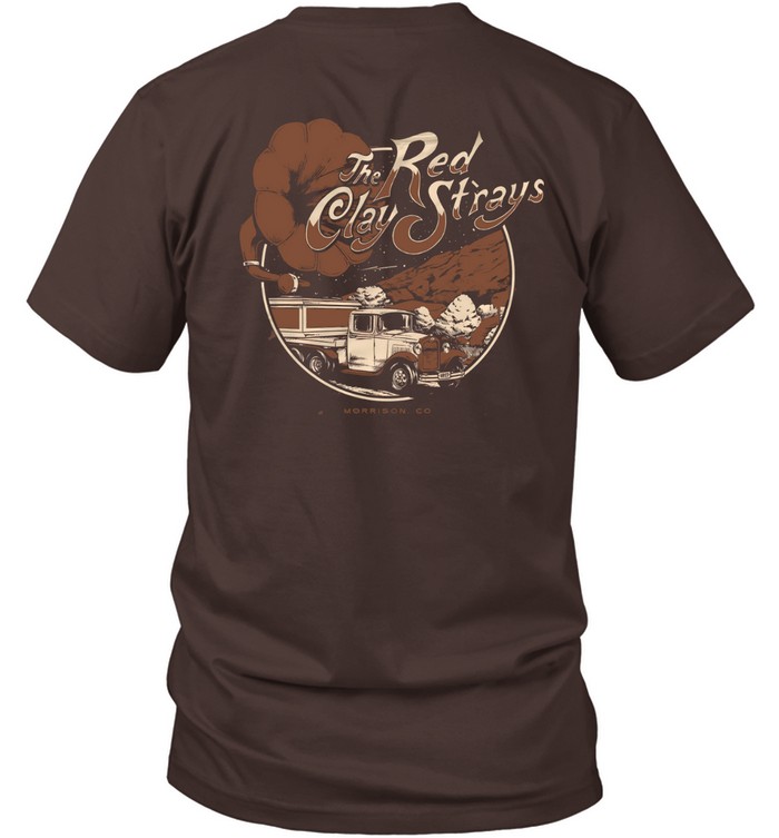 Red Clay Strays Red Rocks Colorado T-Shirt – 2025 Tour Night 1 Tee