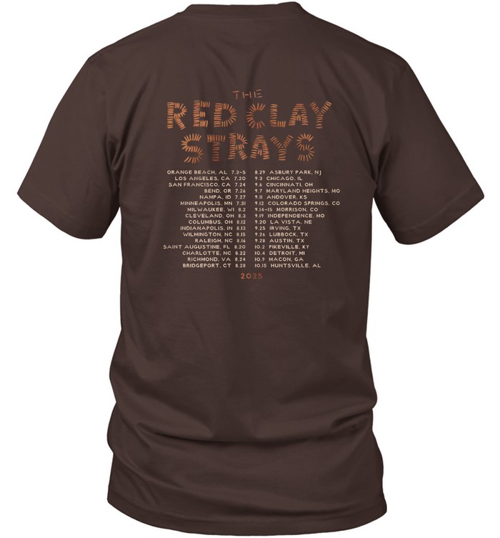 2025 Red Clay Strays Get Right Tour T Shirt