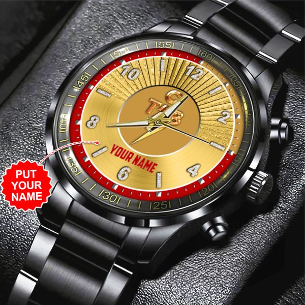 Personalized Elvis Presley Black Stainless Steel Watch M02