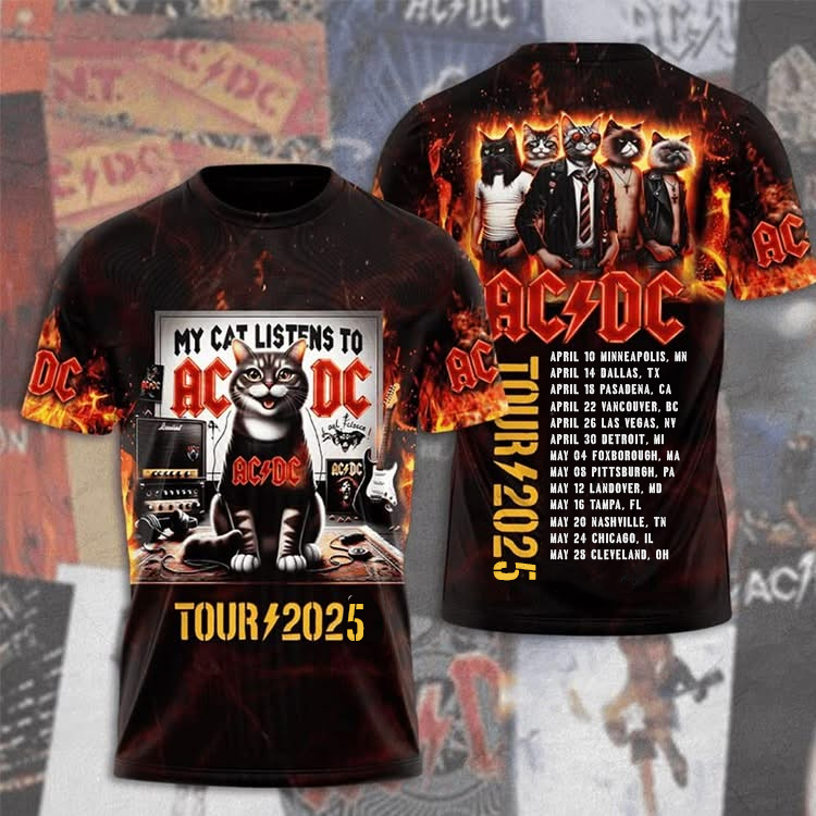 ACDC Power Up Tour 2025 Limited Edition M37 | Custom prints store | T ...