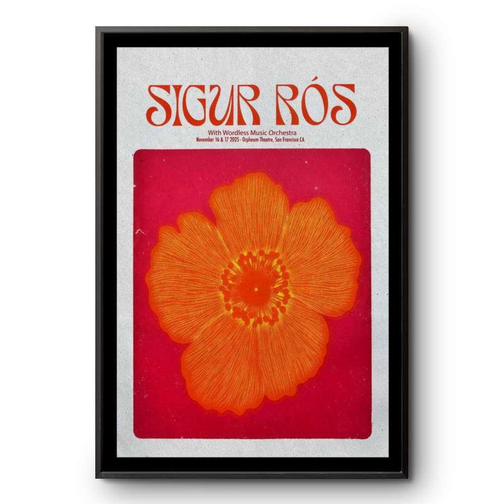 Sigur Rós シガーロス RYAN・MCGINLEY 残響 ポスター Sigur Rós