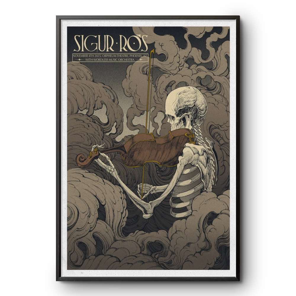 Poster Sigur Ros 11.4.2025 Phoenix AZ | Custom prints store | T