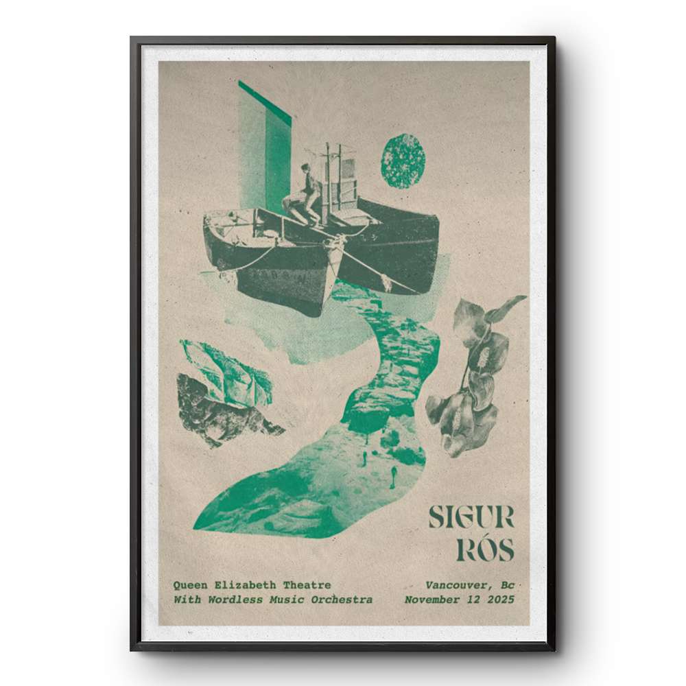 Sigur Ros Vancouver BC Poster Nov 12 2025 Queen Elizabeth Theatre
