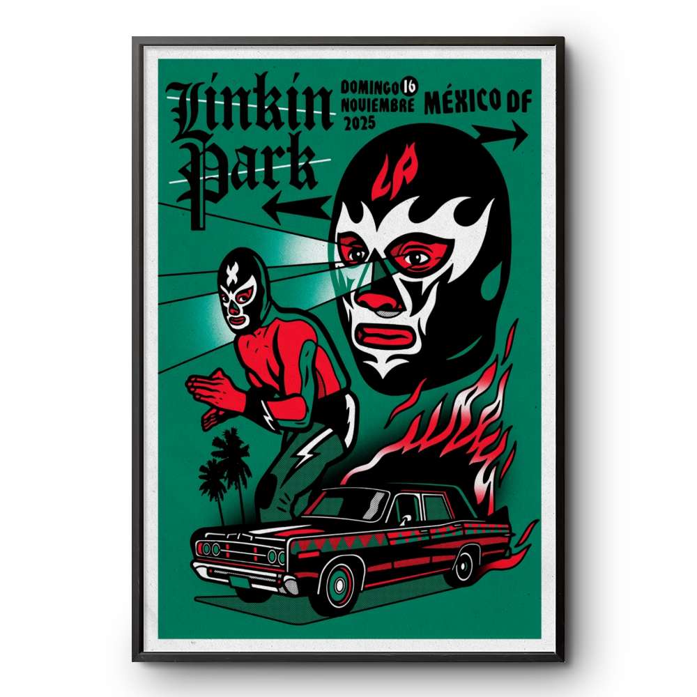 Poster Linkin Park Nov 16 2025 Mexico City, Mexico | Custom prints