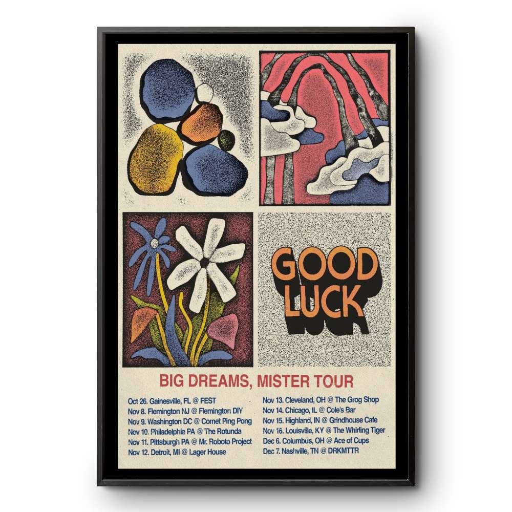 Poster Good Luck Nov 16 2025 Columbus, OH | Custom prints store