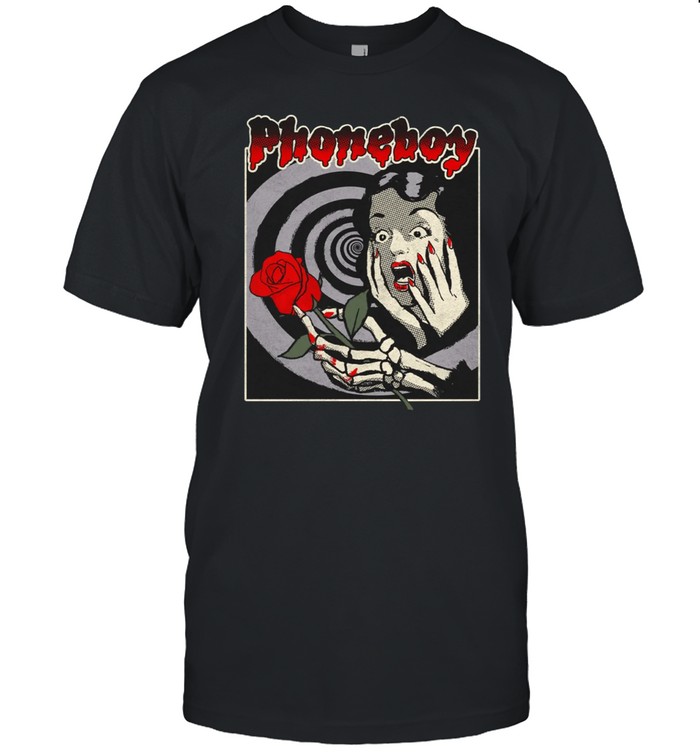 Phoneboy Skeleton Rose Tee