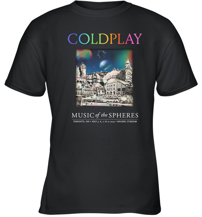 美品 COLDPLAY MUSIC OF THE SPHERESライブ Tシャツ Coldplay Toronto musicof the Spheres shirt, hoodie, sweater
