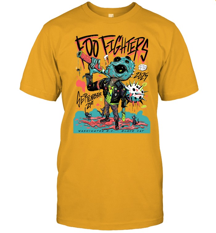 FOO FIGHTERS 2025TOUR Tシャツ XXL Foo Fighters Tokyo 2025 Alien head live in 2025 tour shirt
