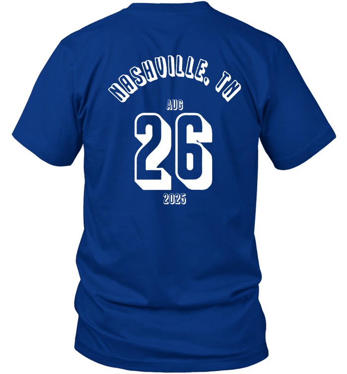 08.26.2025 311 Tour Nashville, TN T-Shirt | Custom prints