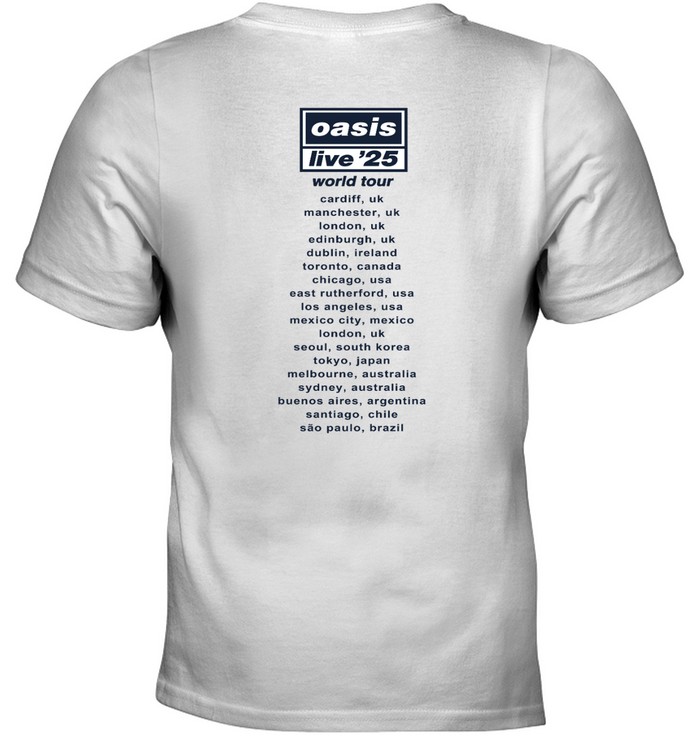 OASIS Live '25 Wonderwall Shirts | Custom prints store | T-shirts