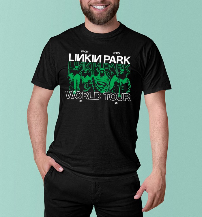LINKIN PARK LIP WORLD TOUR 2025 Tシャツ M Linkin Park Minneapolis From Zero World Tour 2025 Exclusive