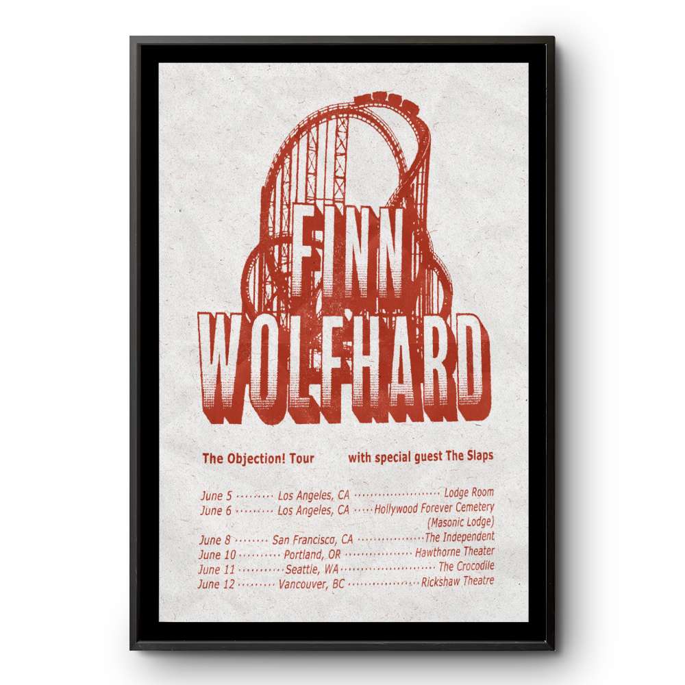 Finn Wolfhard Tour Los Angeles, CA 2025 Poster | Custom prints