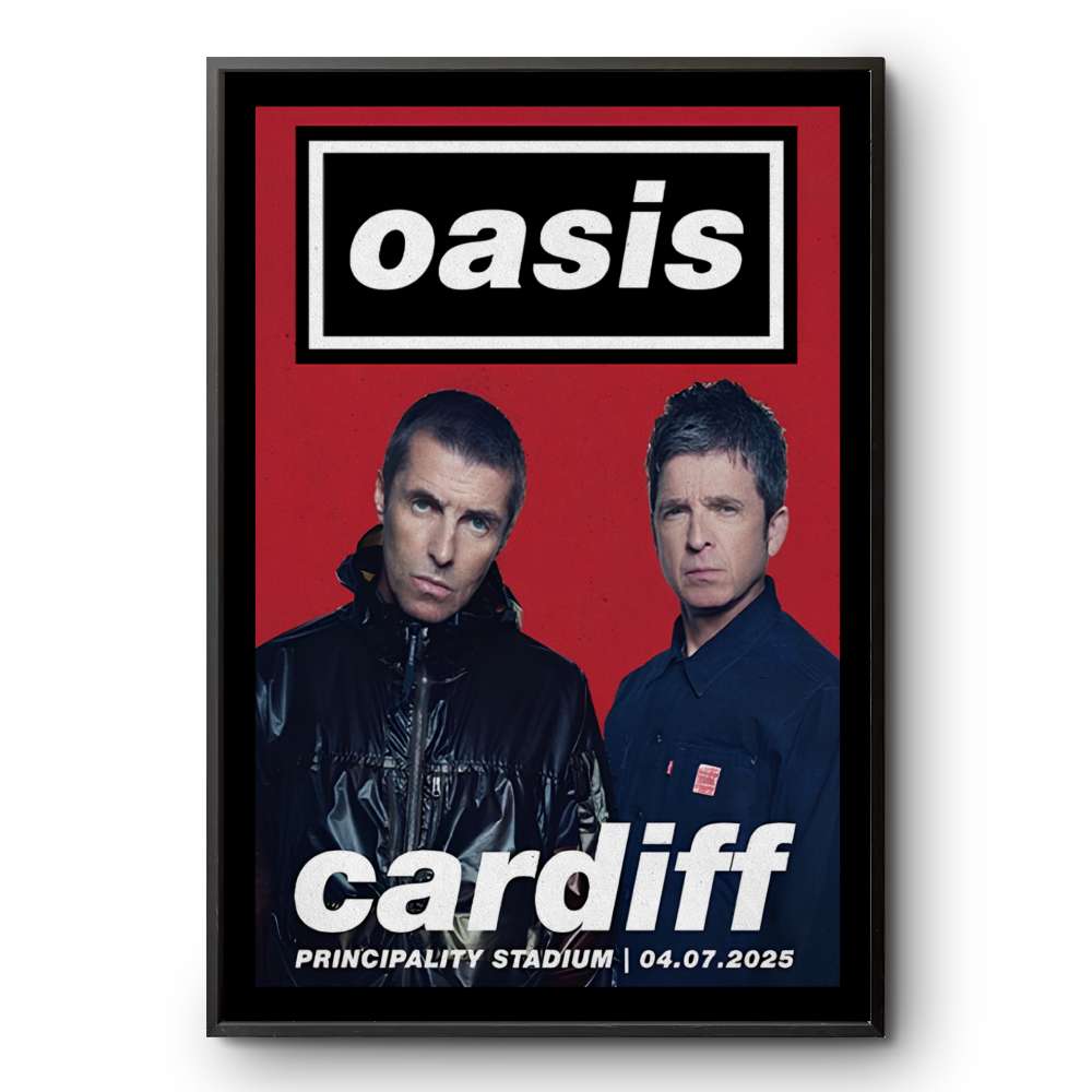 Oasis エディンバラ公演ポスター 2025年 Edinburgh, UK 2025