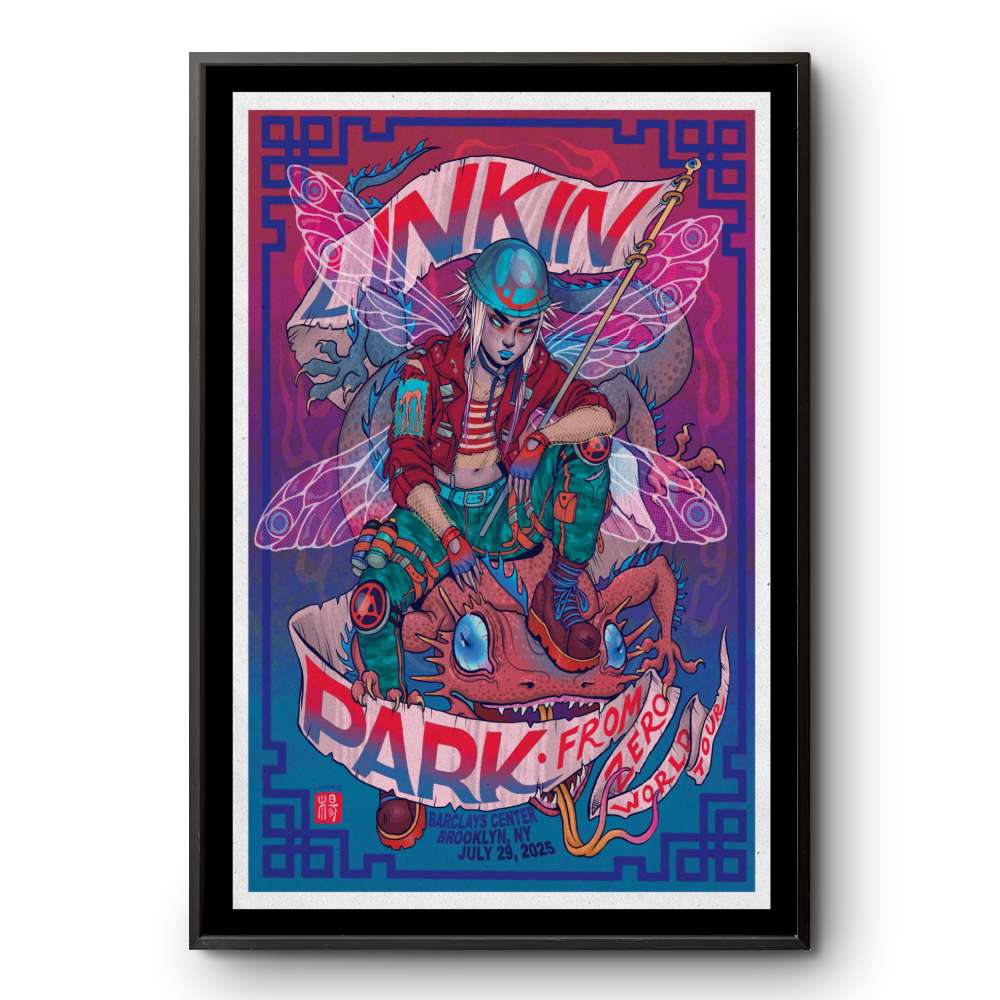 LINKIN PARK リンキンパーク ポスター リトグラフ Tour 2025 s-l400.jpg