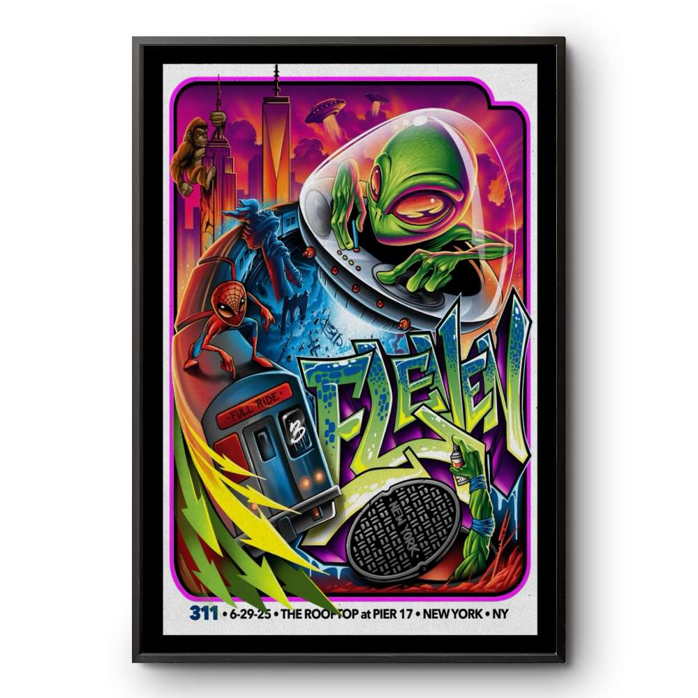 06.29.2025 311 Band Tour New York, NY Poster | Custom prints