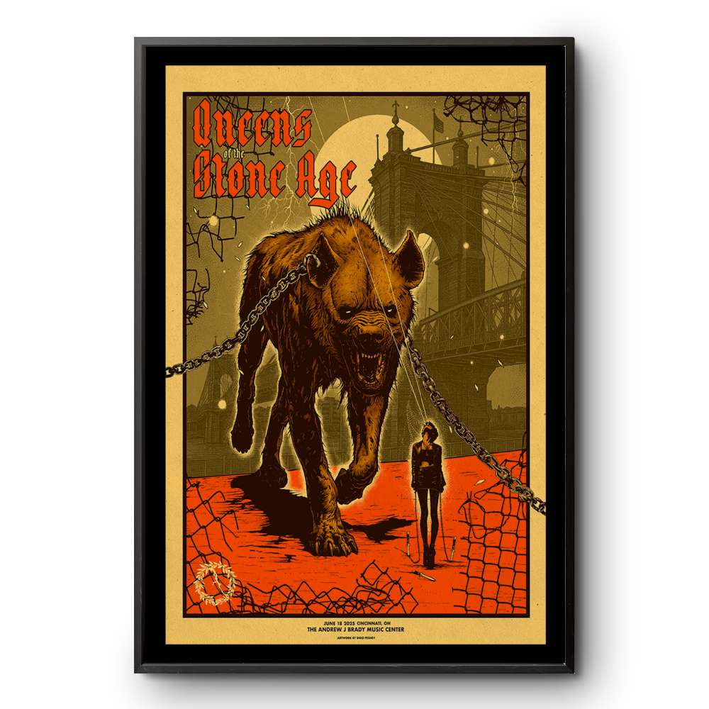 Queens Of the Stone Age Hellfest 2024 Poster | Custom prints
