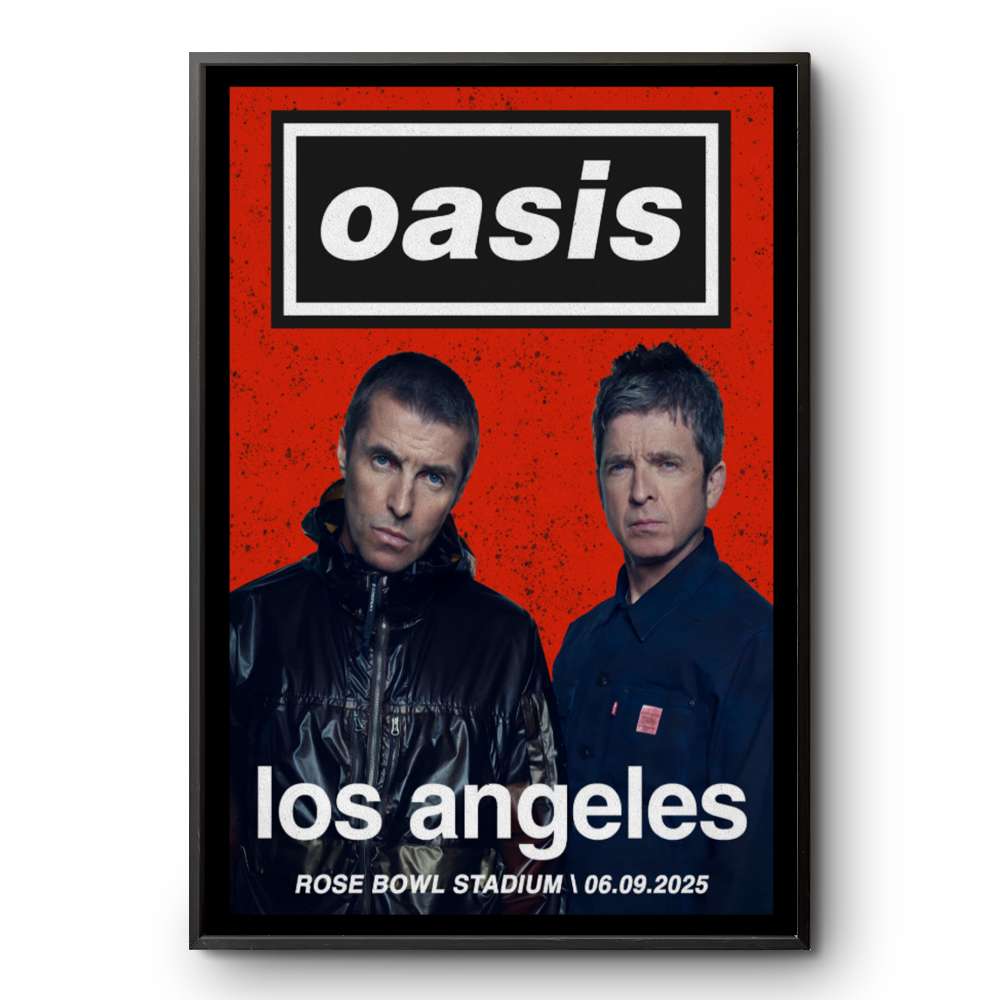 oasis ポスター Oasis Live 25 In Chicago, USA At Soldier Field On August 28