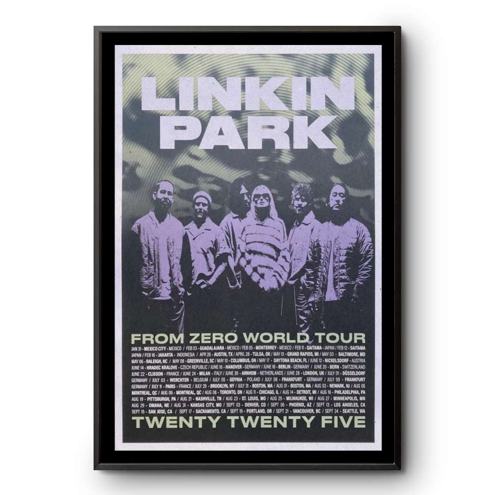 LINKIN PARK 2025年公演ライセンスプレート LINKIN PARK:From Zero World Tour 2025 来日公演特設サイト- H.I.P.
