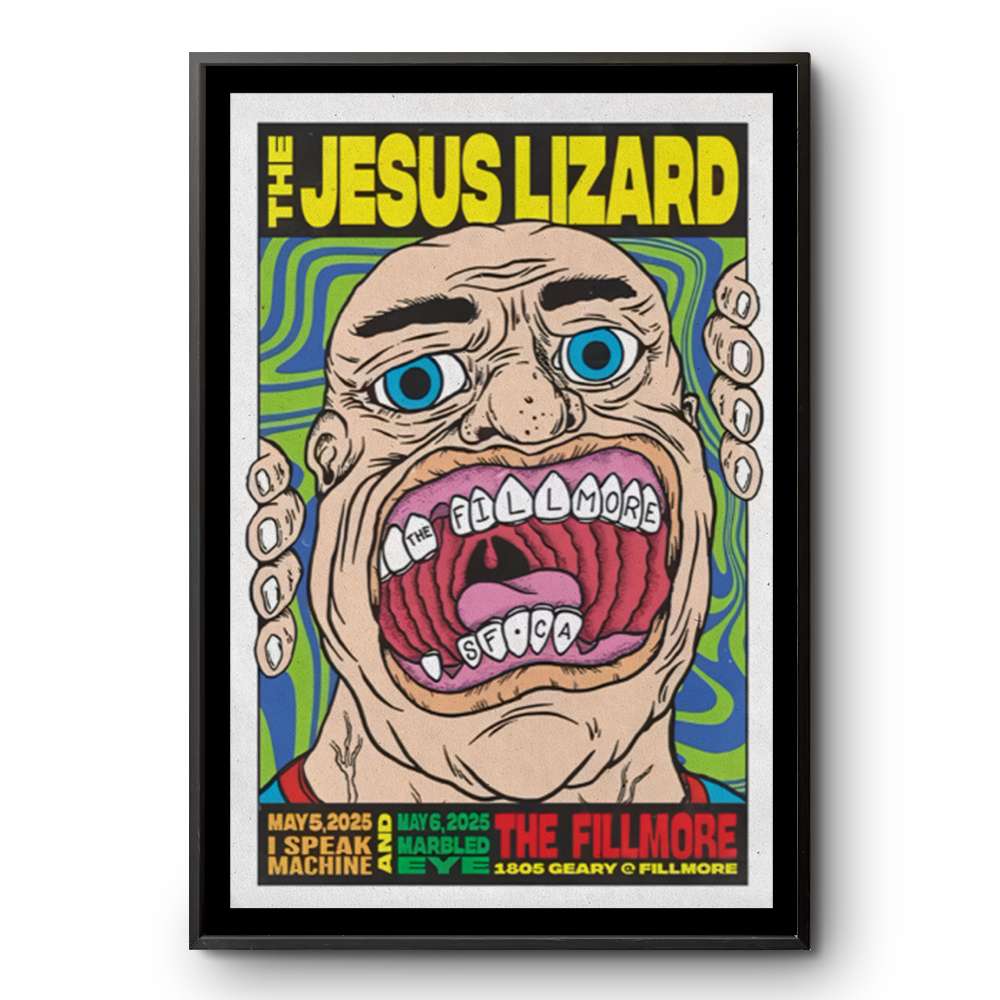 Poster The Jesus Lizard The Fillmore, San Francisco, CA May