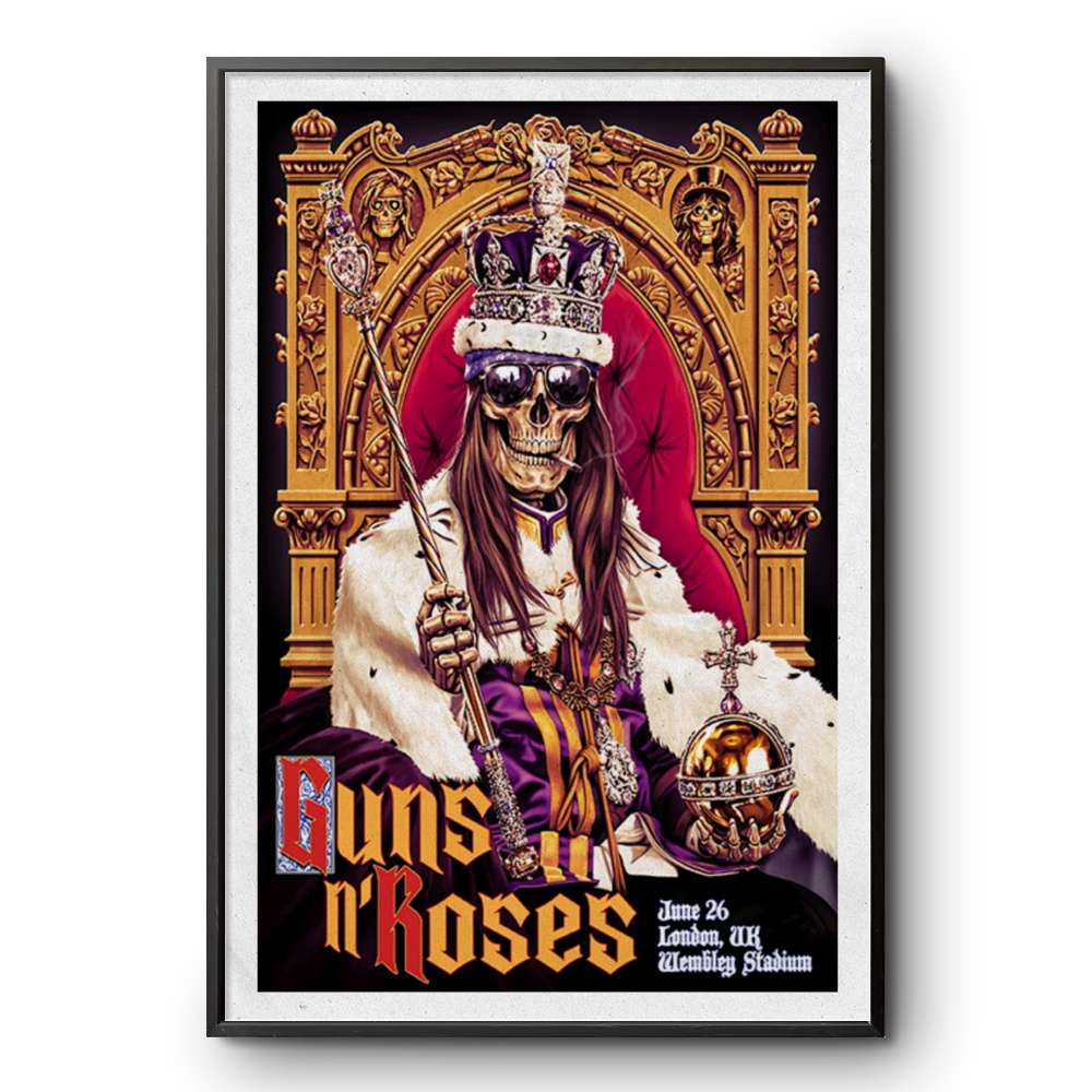 Poster Guns N' Roses Nashville, TN Geodis Park, August 26, 2023