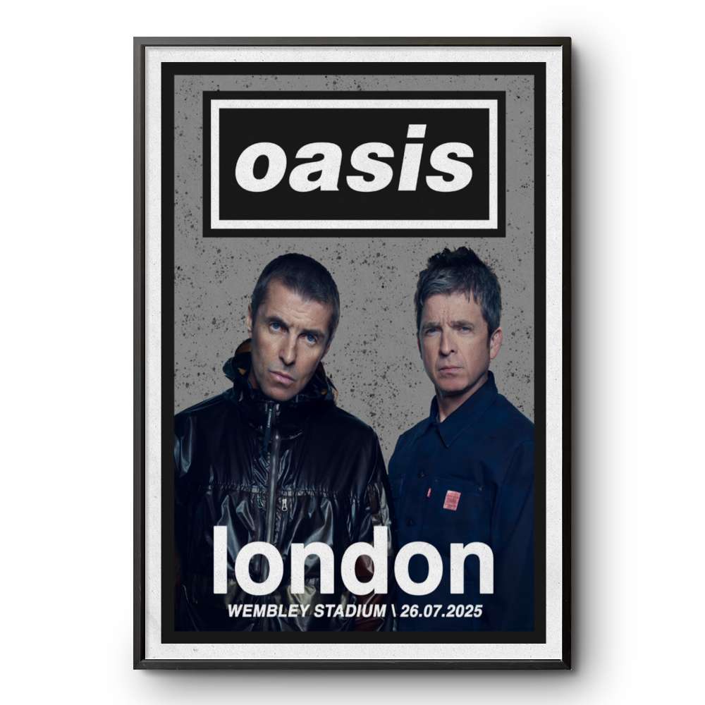 oasis live '25 ワールドツアーポスター Oasis Live 25 World Tour Schedule Dates Home Decor Poster